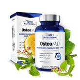 1MD Nutrition bottle front packaging showing OsteoMD benefits