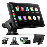 25HOURS front display showing CarPlay for safer navigation