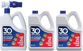 30 SECONDS front packaging showing three capped bottles and value pack benefit