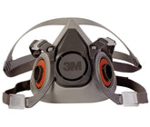 3M 6200 front view showing shape and comfortable seal benefit