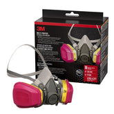 3M 62023 front facepiece showing seal and comfort for extended wear