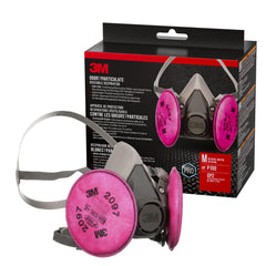 3M 6297 front facepiece showing seal and comfort for extended wear