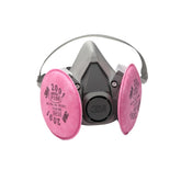 3M 6300 facepiece front view showing seal and comfort
