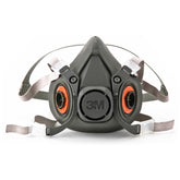 3M 6300 front view large facepiece showing seal and comfort