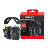 3M Safety front view showing low-profile hearing protection and Bluetooth convenience