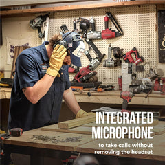 3M WorkTunes vented headband detail showing breathable design for all-day comfort