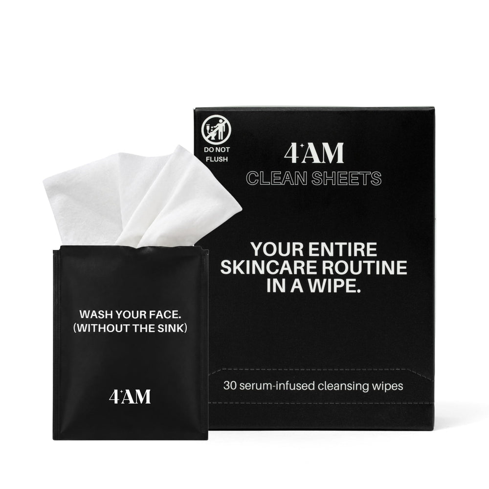 4AM front pack showing branding and compact 30ct convenience