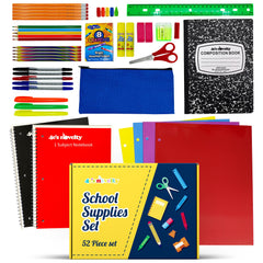 4E's Novelty front packaging showing full 52-piece kit benefit: ready-to-go supplies