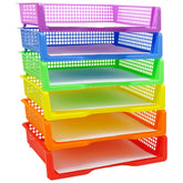 4E's Novelty front view of six colorful trays showing easy sorting