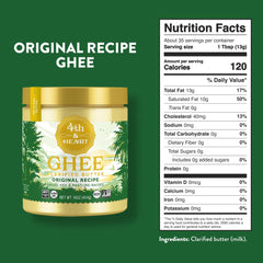 4th & Heart open jar close-up revealing creamy texture and spreadability benefit