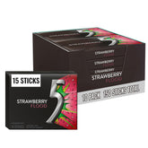5 Gum front packaging showing Strawberry Flood and on-the-go convenience