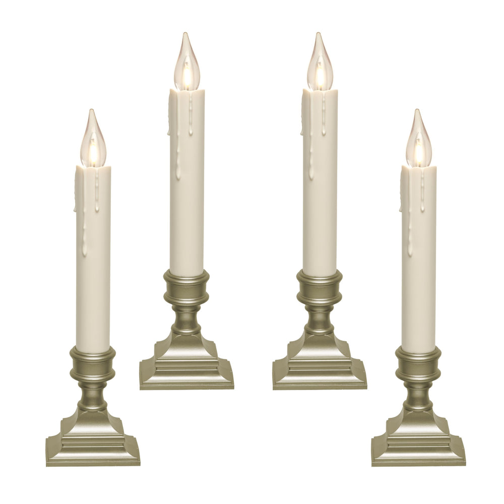 612 Vermont front packaging showing four window candles and bases for easy setup