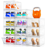 7 code front view of 12-pack showing neat stacked storage and instant organization