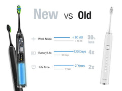 7AM2M detailed shot of soft bristles highlighting gentle gum-friendly texture