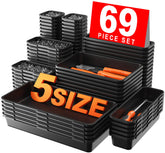A-LuGei front view showing full 69-piece organizer set and modular layout benefit