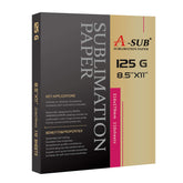 A-SUB front packaging showing 110-sheet pack and product benefits