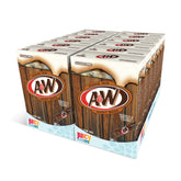 A&W front packaging showing 12-box multipack and branding, convenient portability