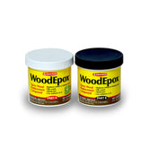 Abatron WoodEpox kit front packaging showing product and benefit of durable repair