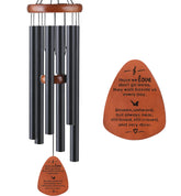 ABEICO memorial wind chime front view showing antique bronze finish and calming presence