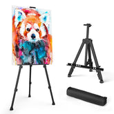 abitcha easel front view showing stable frame and professional setup