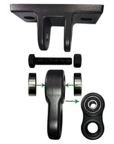 ABUSA front view of hangers showing black finish and durable design benefit