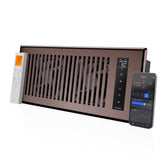 AC Infinity AIRTAP T4 front view showing bronze grille and quick airflow benefit