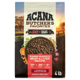 ACANA front pack shows product branding and size benefits