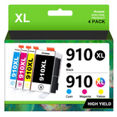 Acaves 910XL front packaging showing the 4-pack and clear benefit