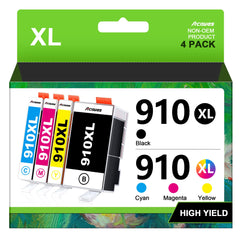 Acaves 910XL front packaging showing the 4-pack and clear benefit
