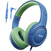 Acer HK03 front view showing headset design and safe volume controls