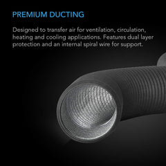 AC Infinity close-up of four-layer aluminum texture highlighting tear resistance