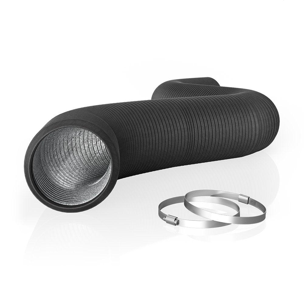 AC Infinity front view of coiled 4-inch ducting showing packaging benefit durable length