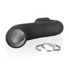 AC Infinity front view of coiled 4-inch ducting showing packaging benefit durable length