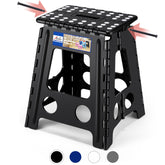 ACKO front view showing folded and open positions for compact storage and stability