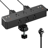 ACOZVIN front panel showing outlets and USB ports for convenient charging