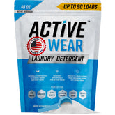 ACTIVE front packaging showing concentrated powder and 90 loads benefit