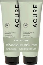 Acure Vivacious Volume front packaging showing both bottles and product benefit