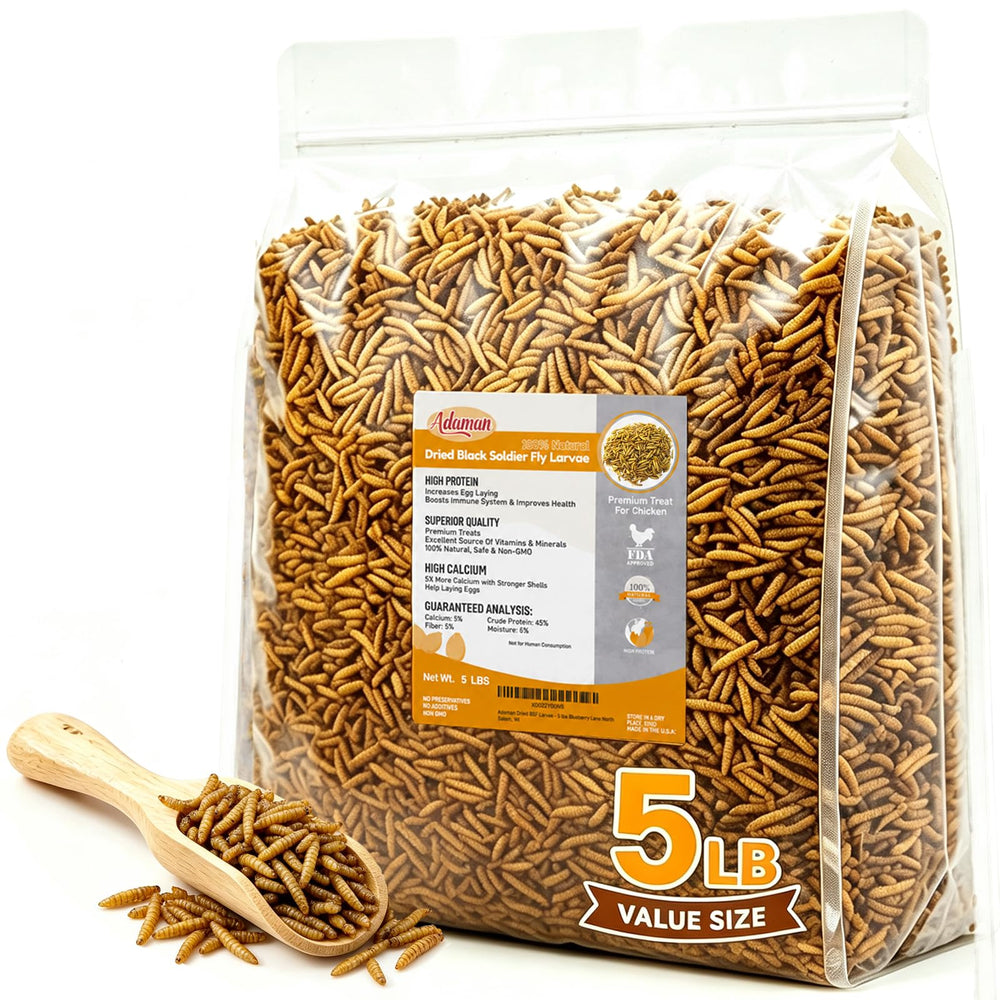 Adaman front package 5lb resealable bag showing brand and product benefits