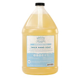 Adams Handmade gallon bottle front label showing organic unscented refill benefits