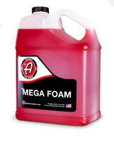 Adam's Polishes gallon front view showing label and brand, highlights concentrated formula benefit