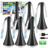 Adawook front view six pack showing tabletop fan set protecting food