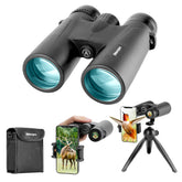 Adorrgon front view showing binoculars and case, ready for transport