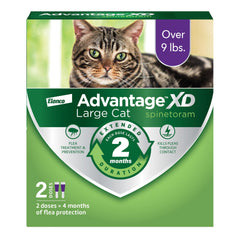 Advantage showing front packaging with clear product benefits