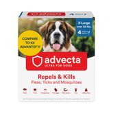 Advecta Ultra front packaging showing 4-month supply and benefits