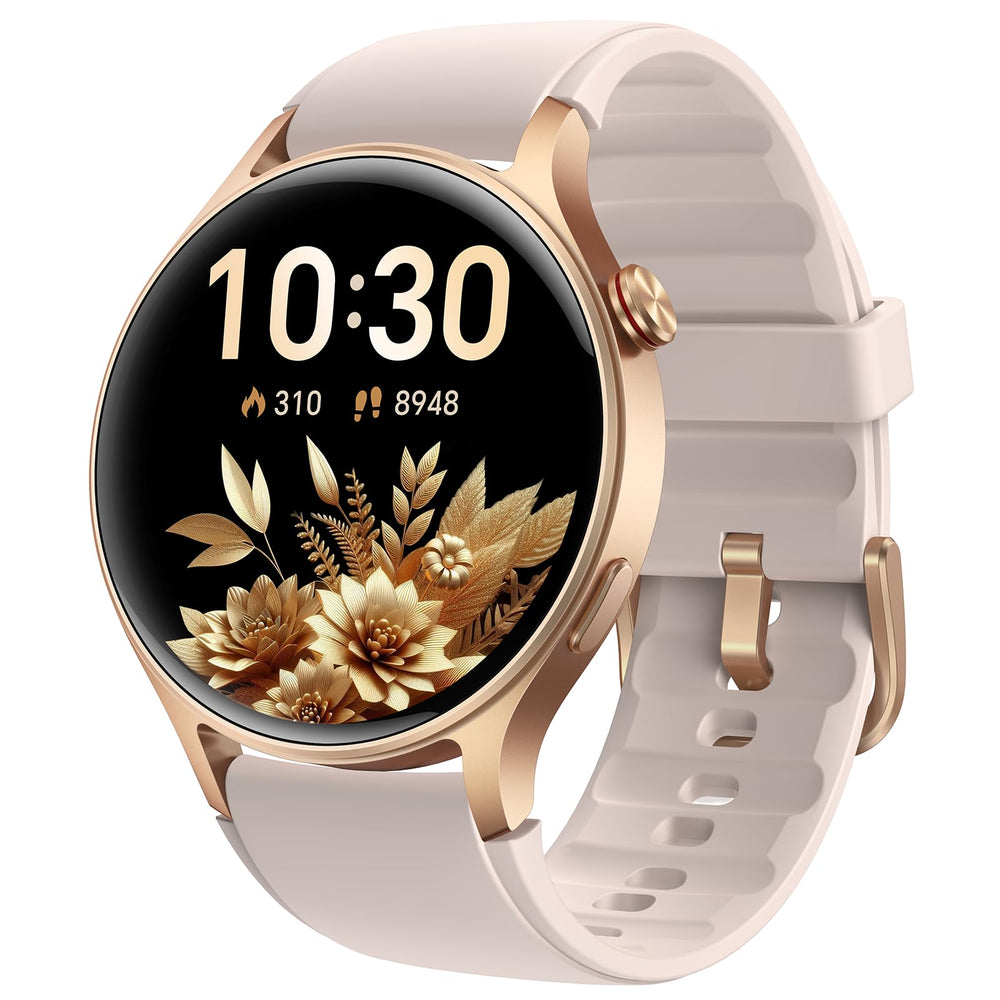 aeac front view AMOLED display showing bright watch face and readability