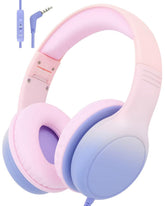 Aechorhy front view showing over-ear design and child-friendly look for comfort