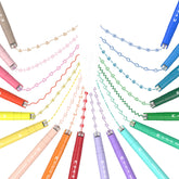 AECHY pens front overview showing 18 colors and packaging for organized creativity