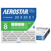Aerostar front packaging 4 pack showing value and compatibility
