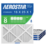Aerostar front packaging showing product and size for quick identification and convenience