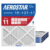 Aerostar front packaging showing product name and MERV 11 benefit